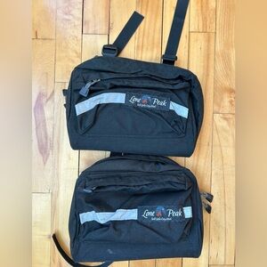 Vintage Lone Peak Bicycle Bags Black Made in Salt Lake City Lot of Two